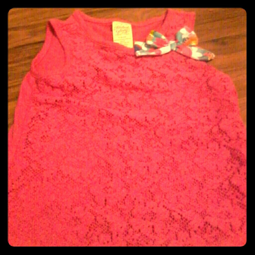 A pink ting top